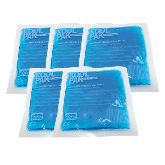 5 Koolpak Reusable Hot & Cold Packs – 13 X 14cm - Hot & Cold Pack