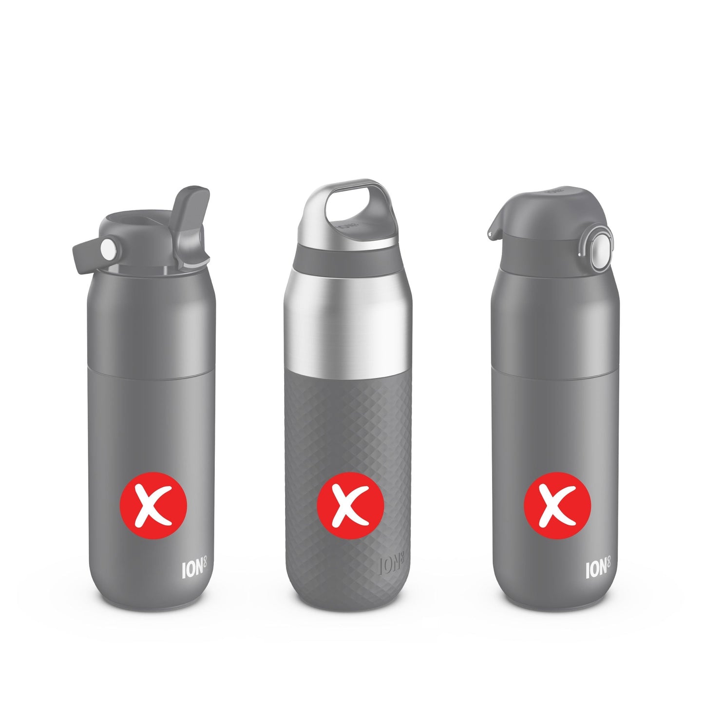 Leak Proof Water Bottle Replacement Lid, Dark Green, Large