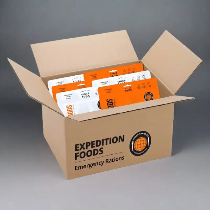 Expedition Foods Emergency Rations for 12 Months (Pouches) - Freeze Dried Food