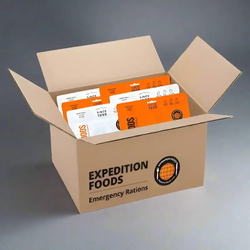 Expedition Foods Emergency Rations for 6 Months (Pouches) - Freeze Dried Food