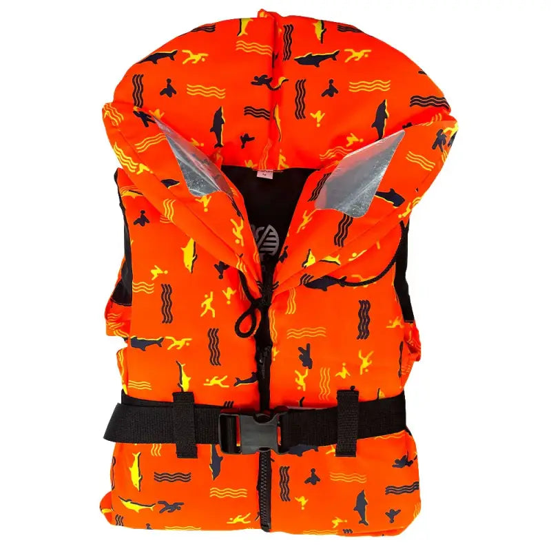 Freedom Foam Flotation Lifejacket - Child - 100N ISO - Fish Print / Plain Orange - 5-10 kg / Fish Print - Lifejacket