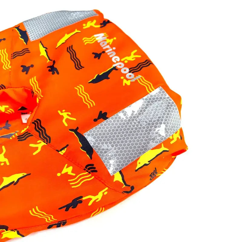 Freedom Foam Flotation Lifejacket - Child - 100N ISO - Fish Print / Plain Orange - Lifejacket