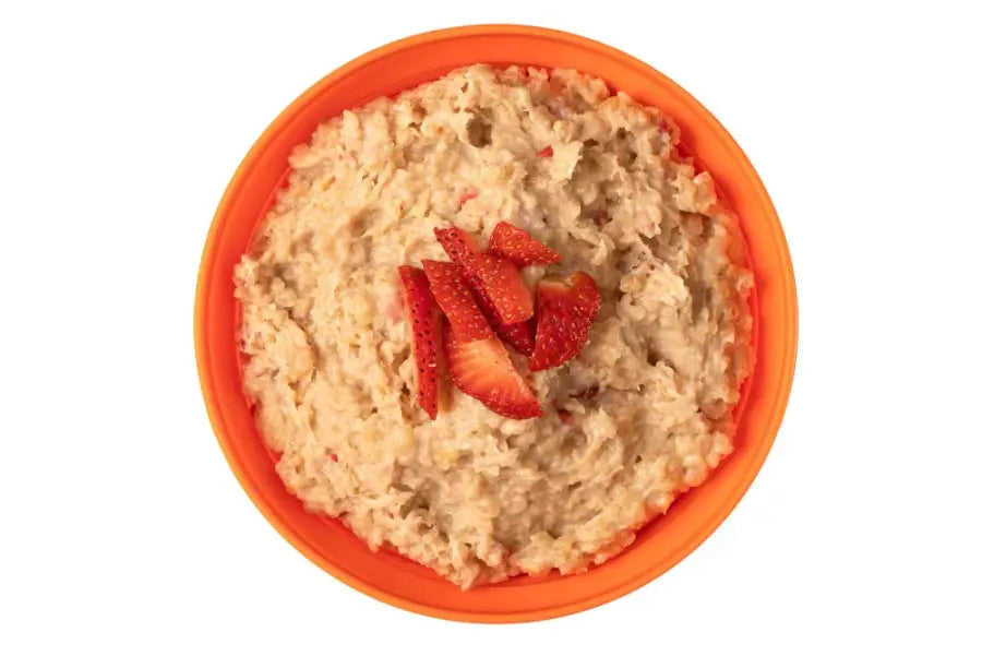 Freeze Dried Porridge Oats with Strawberry Pouches - Long Shelf Life - Freeze Dried Food