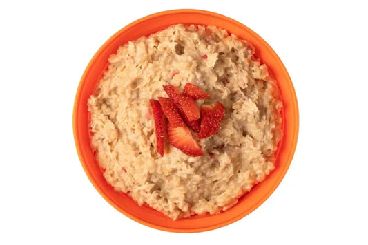 Freeze Dried Porridge Oats with Strawberry Pouches - Long Shelf Life - Freeze Dried Food