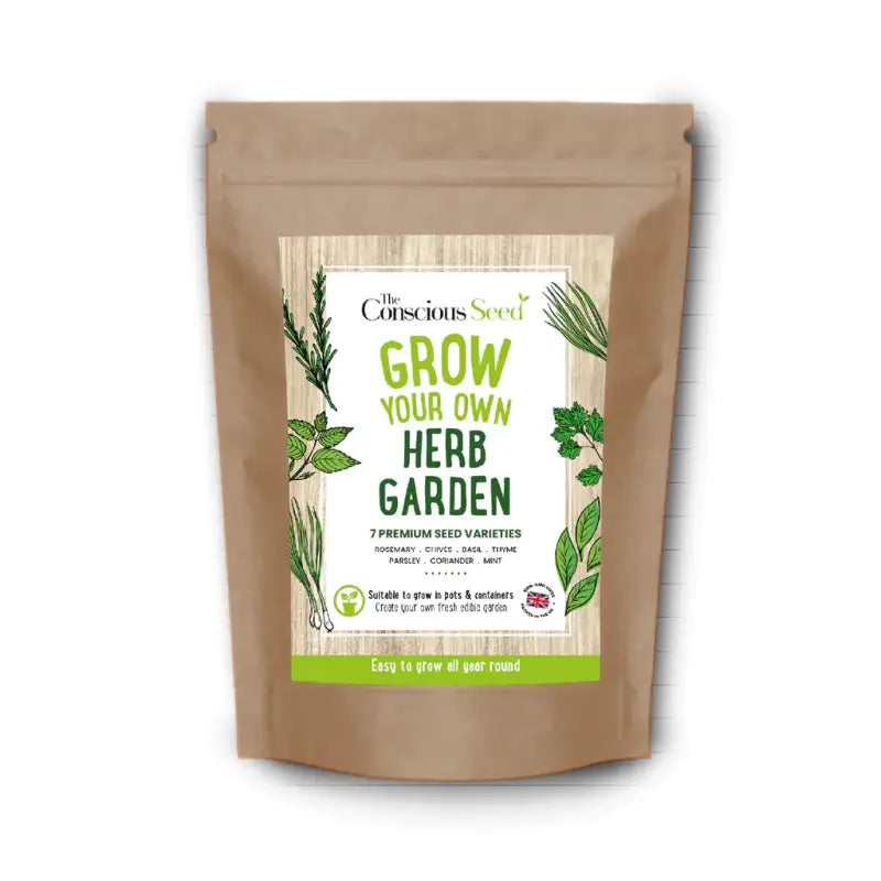 HERB GARDEN Seed Kit - 7 Premium Seed Varieties - Seeds