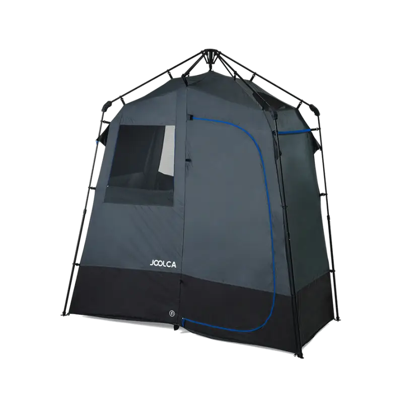Joolca HOTTAP V2 Outing Kit - Portable Hot Water Kit - ENSUITE Double - Automatic 2 Room Shower Tent - Outdoor Shower