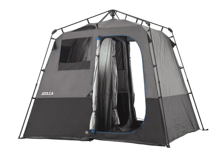 Joolca HOTTAP V2 Outing Kit - Portable Hot Water Kit - ENSUITE Triple - Automatic 3 Room Shower Tent - Outdoor Shower