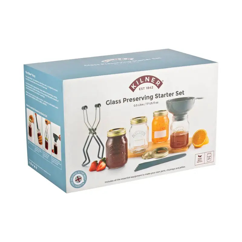 Kilner® 8 Piece Glass Preserving Starter Set