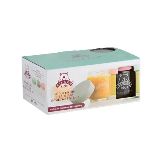 Kilner® Kids Glass Jars 190ml x 6