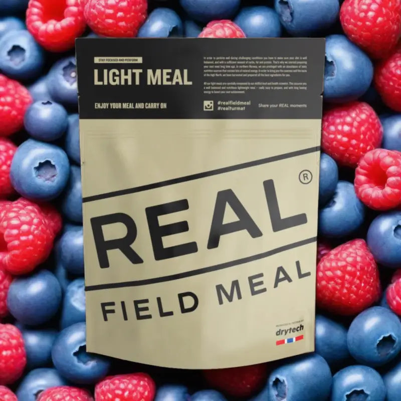 Real Field Meal - Muesli with Berries (700kcal) Pouches - BULK BUY - Freeze Dried Food