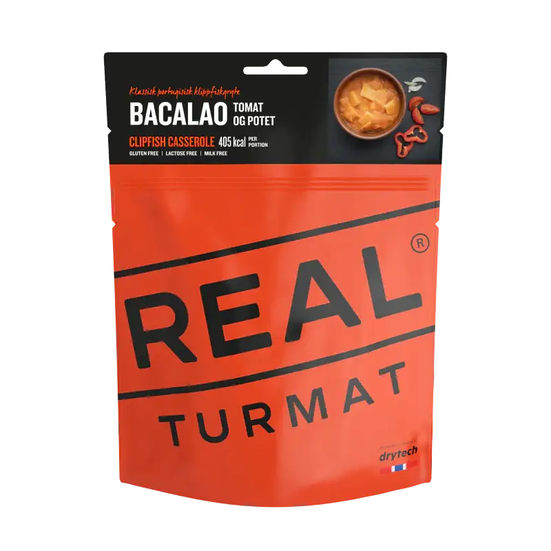 Real Turmat Bacalao POUCHES - BULK BUY - Freeze Dried Food