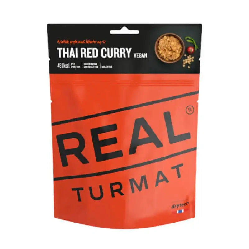 Real Turmat Thai Red Curry Pouches - BULK BUY - Freeze Dried Food