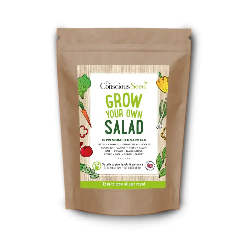Salad Seed Kit - 15 Premium Seed Varieties - Grow Your Own Salad - Seeds