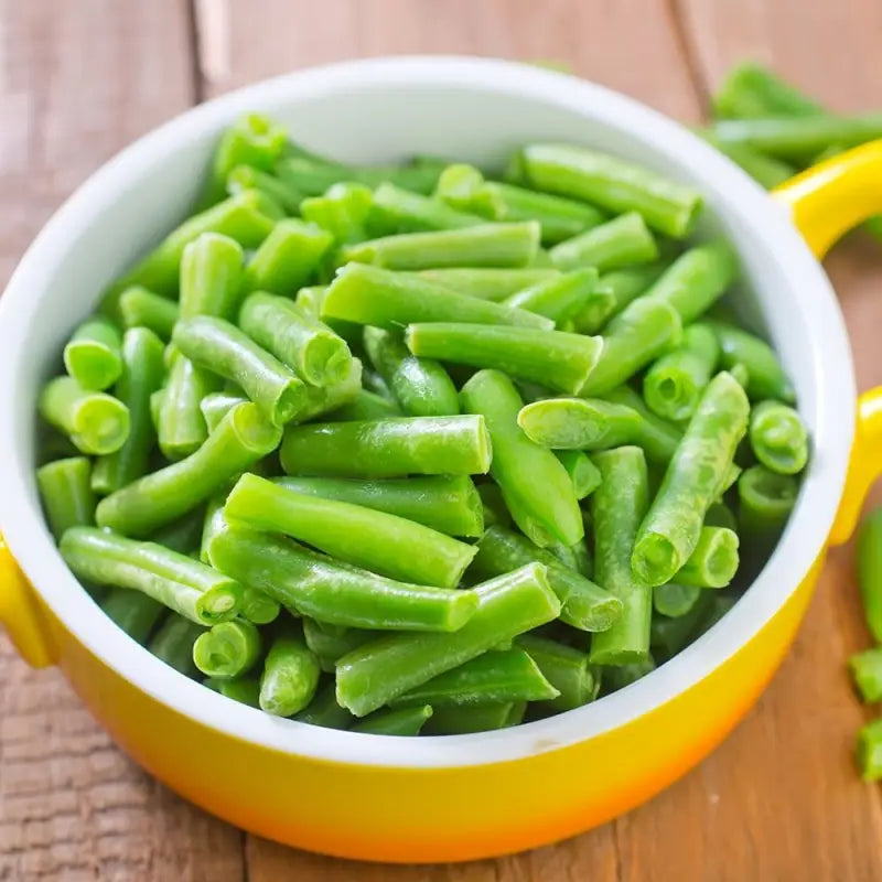 Sliced Green Beans - Box of 6 x 200g Tins - 120 Servings - Freeze Dried Food