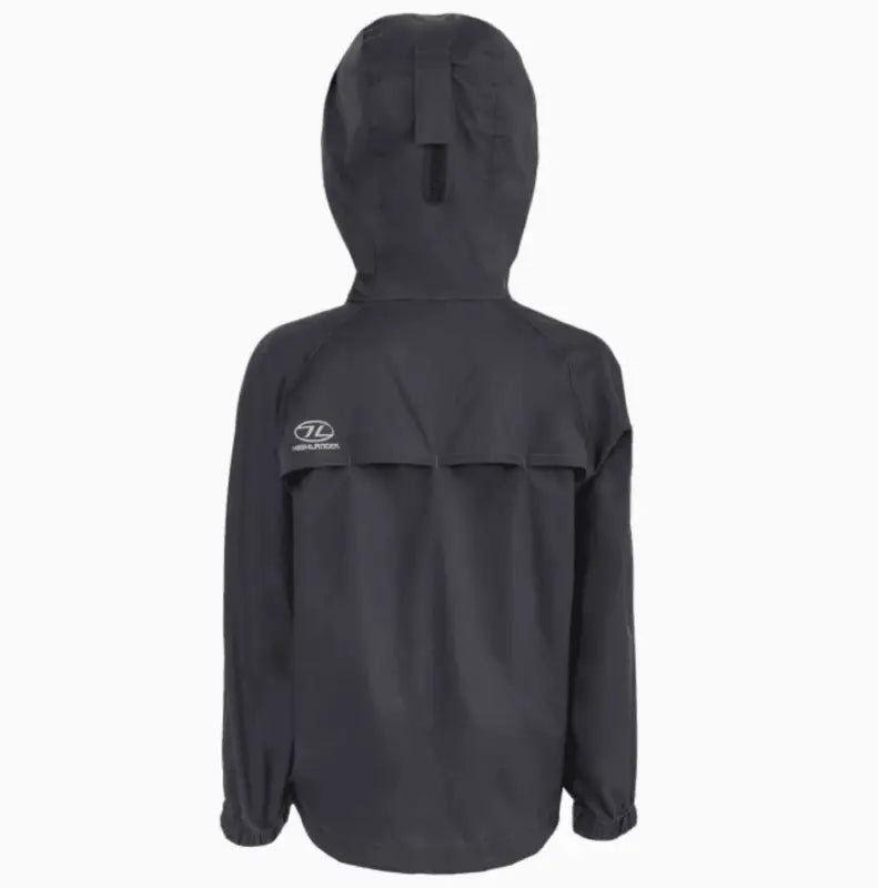 Stow And Go Kids Waterproof Jacket - HH 6000mm - Charcoal - Waterproof Jacket