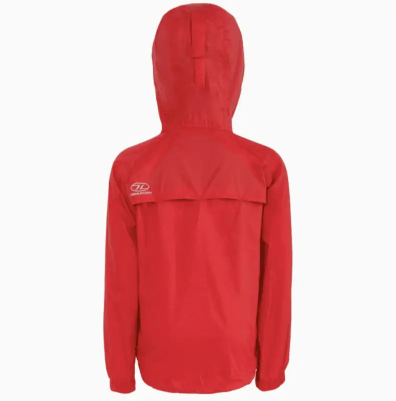 Stow And Go Kids Waterproof Jacket - HH 6000mm - Red - Waterproof Jacket