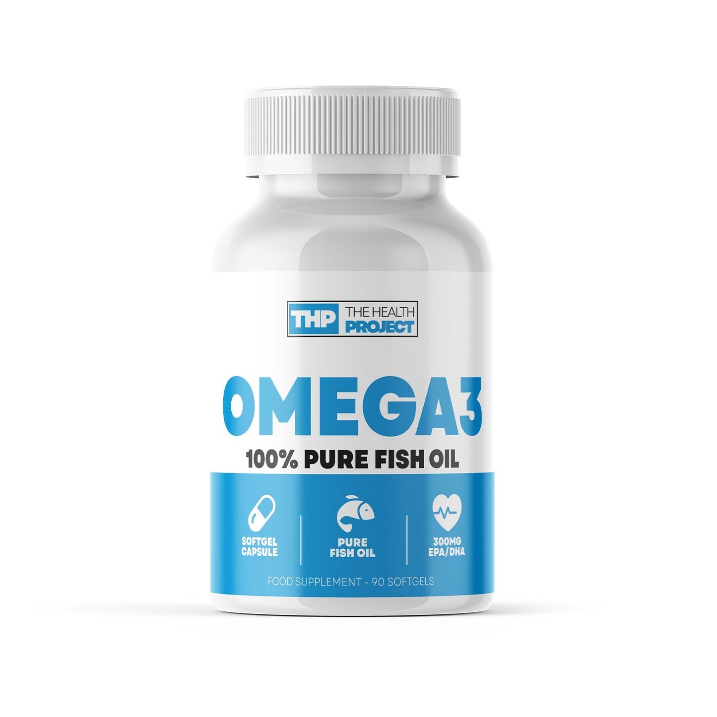 The Health Project Omega 3 Fish Oils 180 Softgels