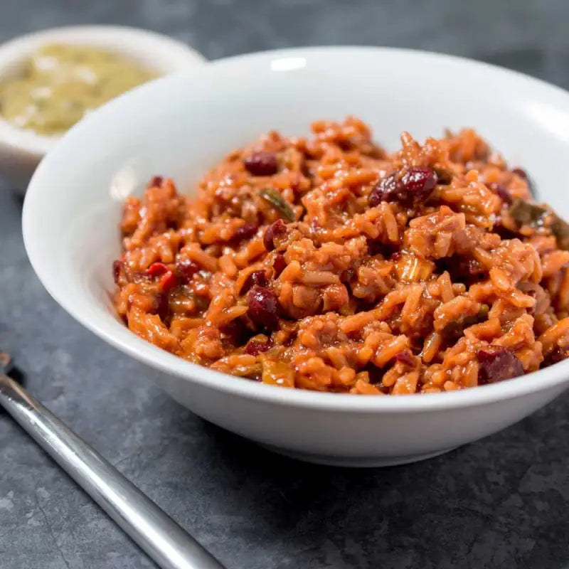 Vegetable Chipotle Chilli with Rice - Box of 6 x 700g Tins - 42 Servings - Freeze Dried Food