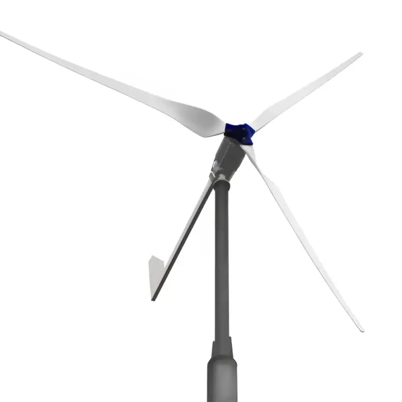 Wind Turbine with 3 Blades & Tail Furling Mechanism - 1000W 48V - Wind Turbine