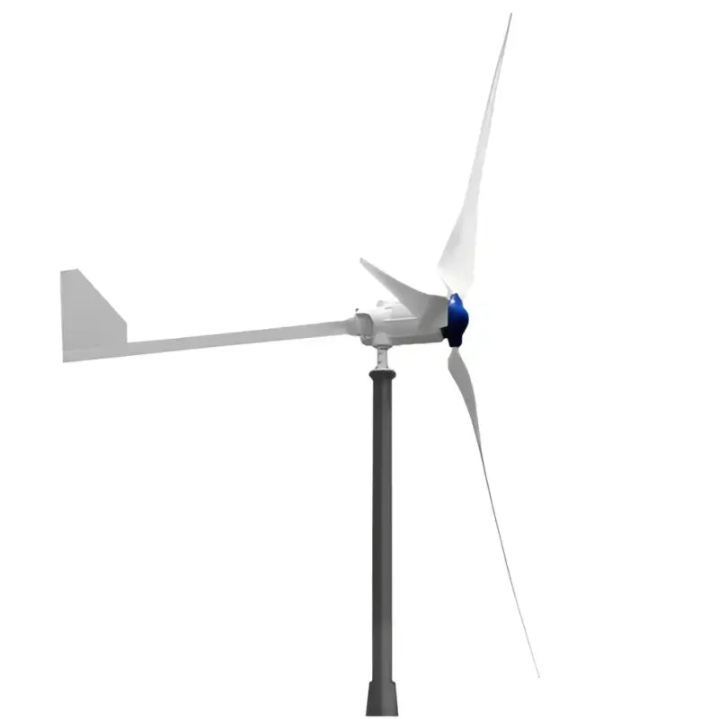 Wind Turbine with 3 Blades & Tail Furling Mechanism - 2000W 48V - Wind Turbine