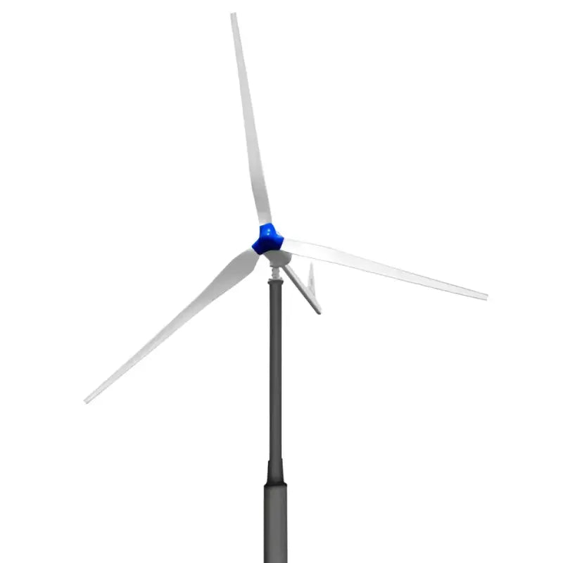 Wind Turbine with 3 Blades & Tail Furling Mechanism - 2000W 48V - Wind Turbine