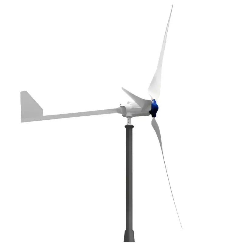 Wind Turbine with 3 Blades & Tail Furling Mechanism - 3000W 120V - Wind Turbine