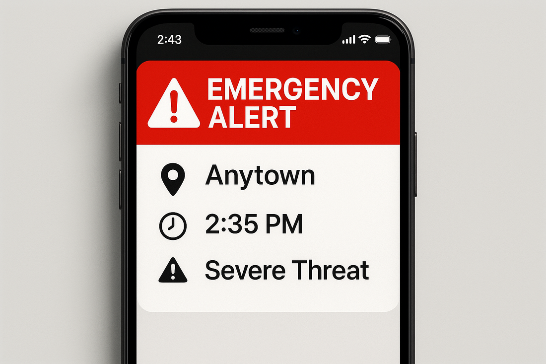 Emergency Alert Tests - What are the government preparing for?