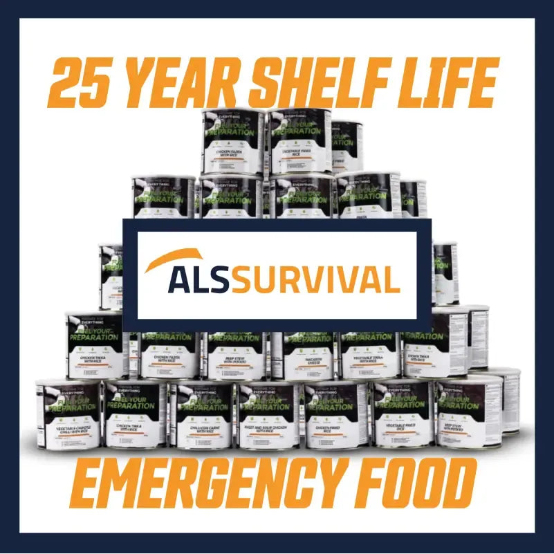 12 Months Supply - Freeze Dried Food Tins - Freeze Dried Food