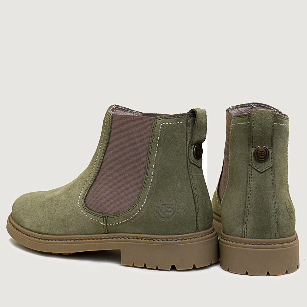 Toddy Short Boot - Sage Green