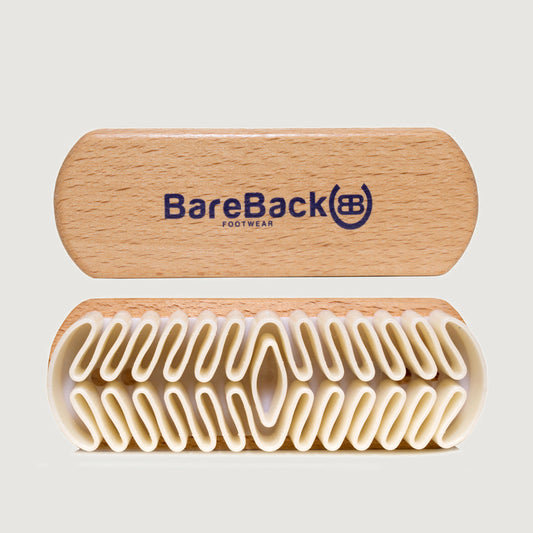 Bareback Footwear Wooden Handled Suede Brush