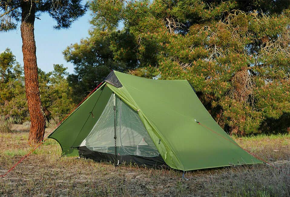 3F UL Gear Lanshan 2 Classic 3-Season Tent - Green (T Zip)