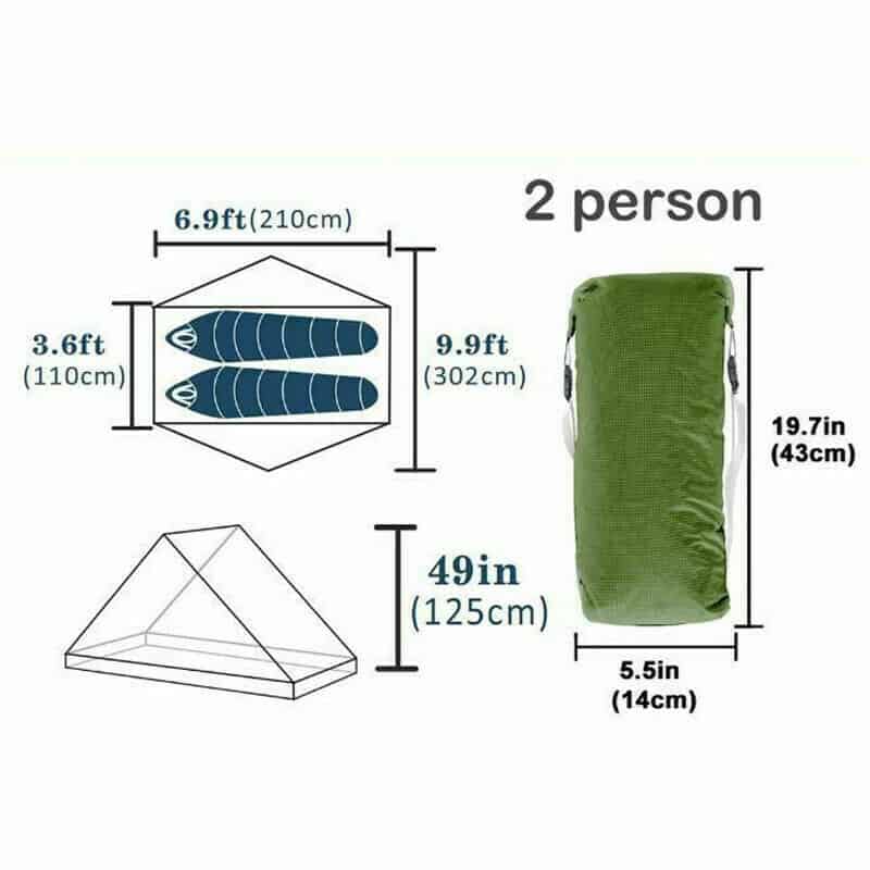 3F UL Gear Lanshan 2 / 3 Season / 2026 Version / Khaki