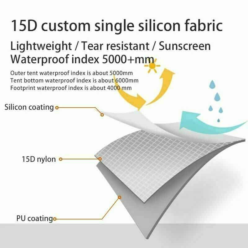 3F UL Gear Lanshan 1  - 4 Season Tent (Green, T Zip)