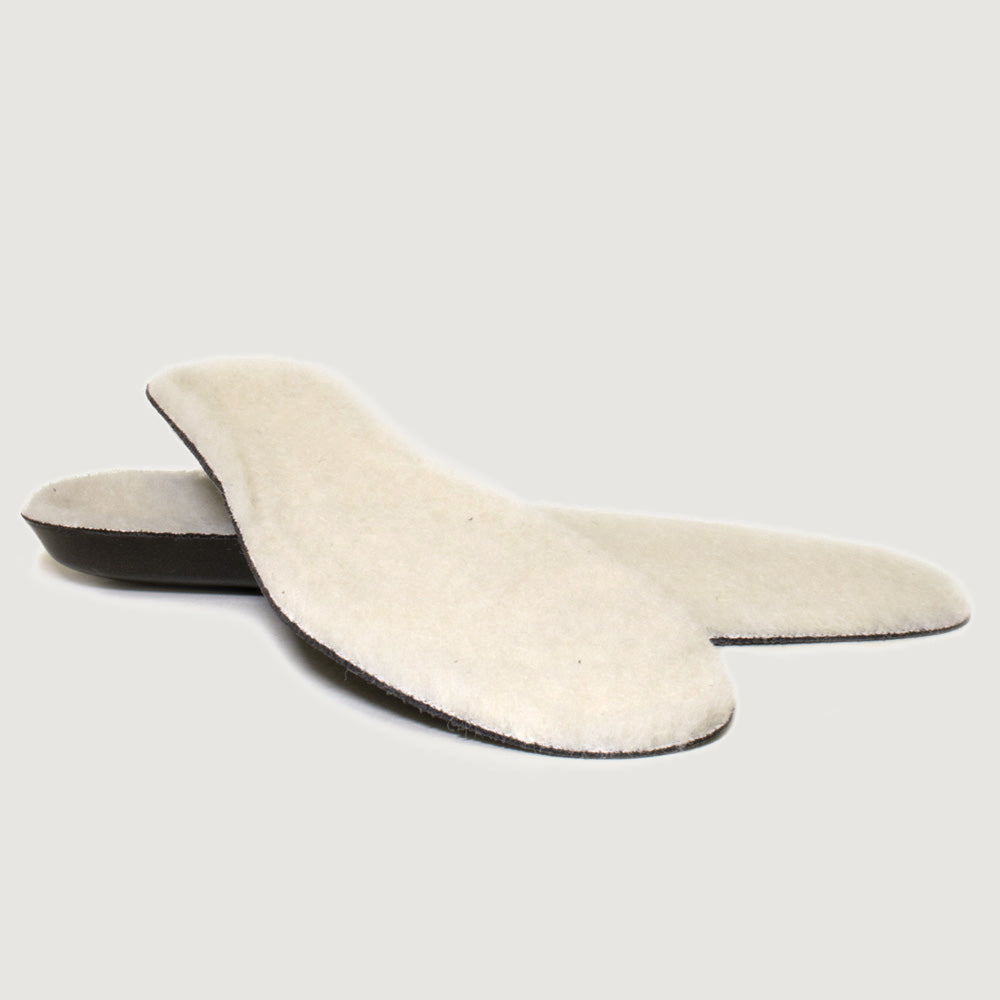 Bareback Natural White Wool Lined Insoles