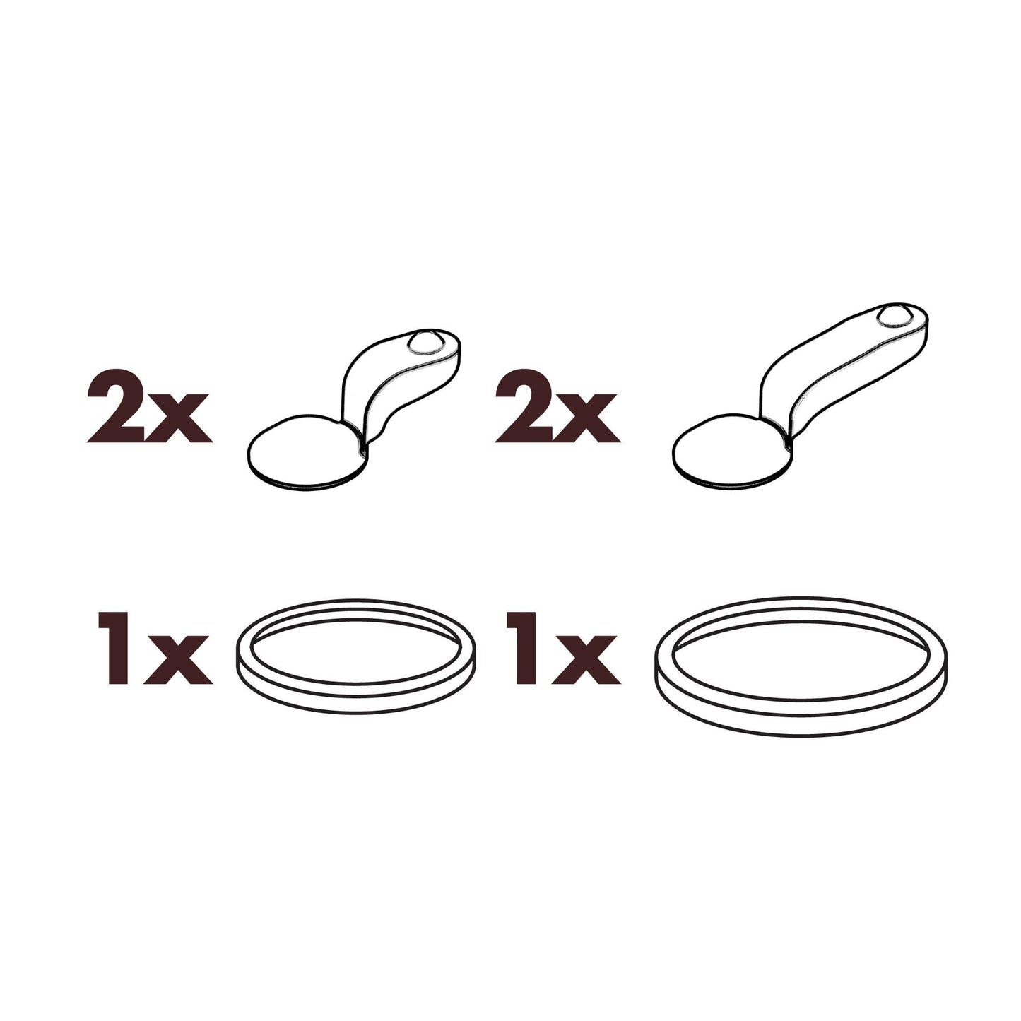 ION8 Leak Proof Water Bottle Accessory, Replacement Seals New Style