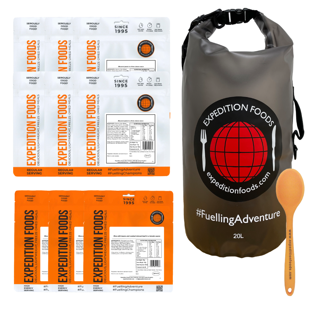 Expedition Foods Waterproof Meal Bag (3 Days) – Vegetarian