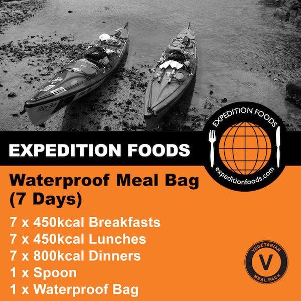 Expedition Foods Waterproof Meal Bag (7 Days) – Vegetarian