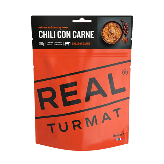 Real Turmat Chili con Carne POUCHES - BULK BUY