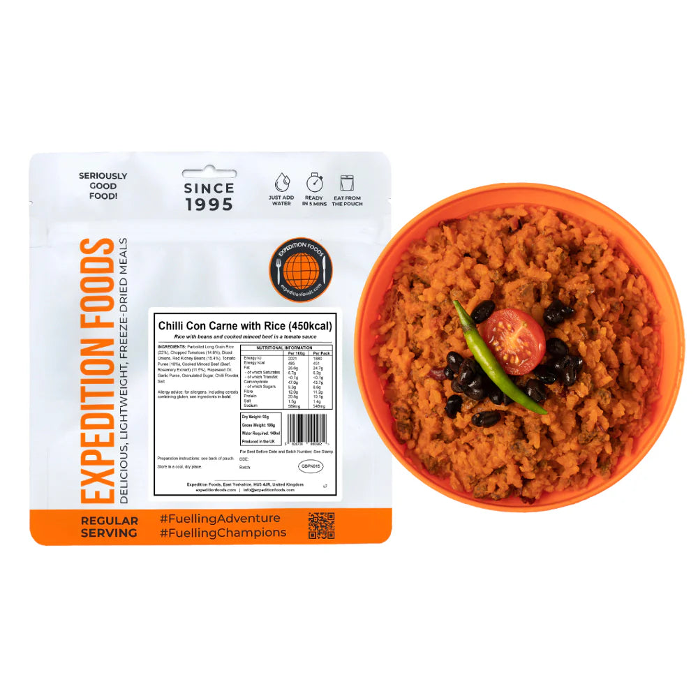 Chilli Con Carne with Rice Pouches