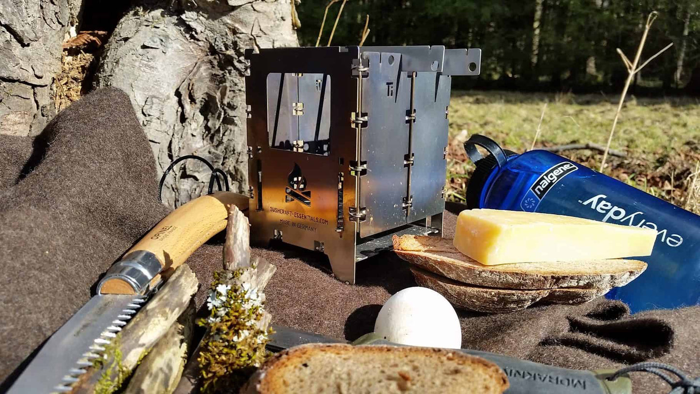 BE Bushbox LF Titanium Outdoor Stove