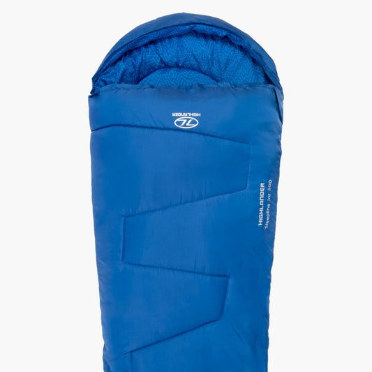 Sleepline Junior 300 Mummy Sleeping Bag – Blue
