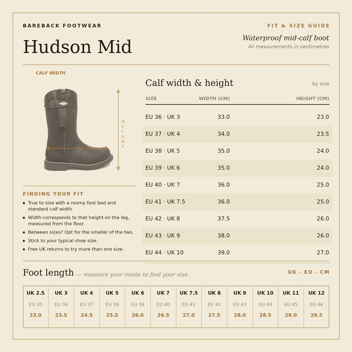 Hudson Mid Waterproof Boots - Chocolate