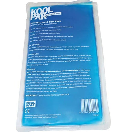 Koolpak Reusable Hot & Cold Pack – 16 X 28cm