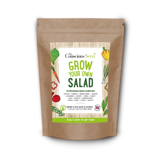 Salad Seed Kit - 15 Premium Seed Varieties - Grow Your Own Salad