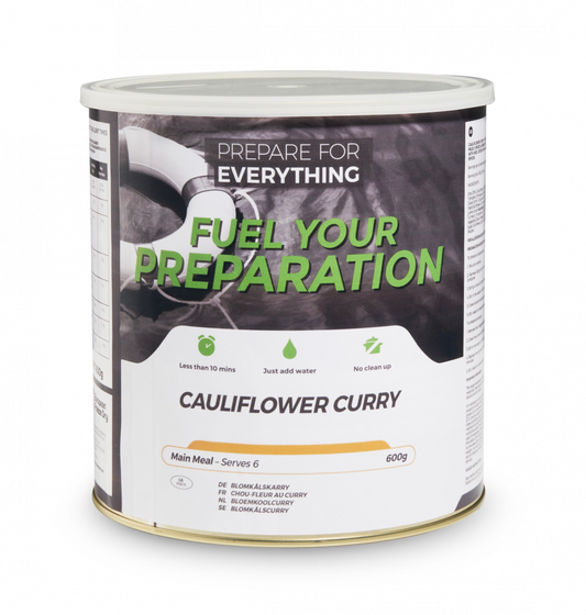Cauliflower Curry - Box of 6 x 600g Tins - 36 Servings