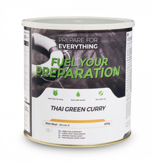 Thai Green Curry - Box of 6 x 800g Tins - 48 Servings
