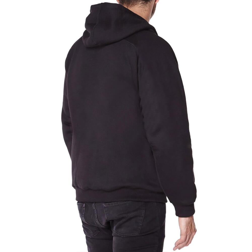 Knife Resistant Anti Slash Hooded Top in Black