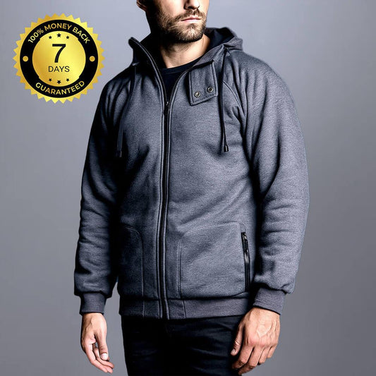 Knife Resistant Anti Slash Hooded Top in Grey