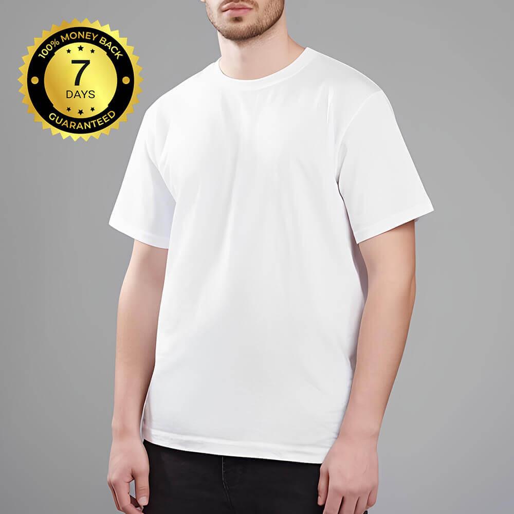 Knife Resistant Anti Slash Short Sleeved T-shirts in White