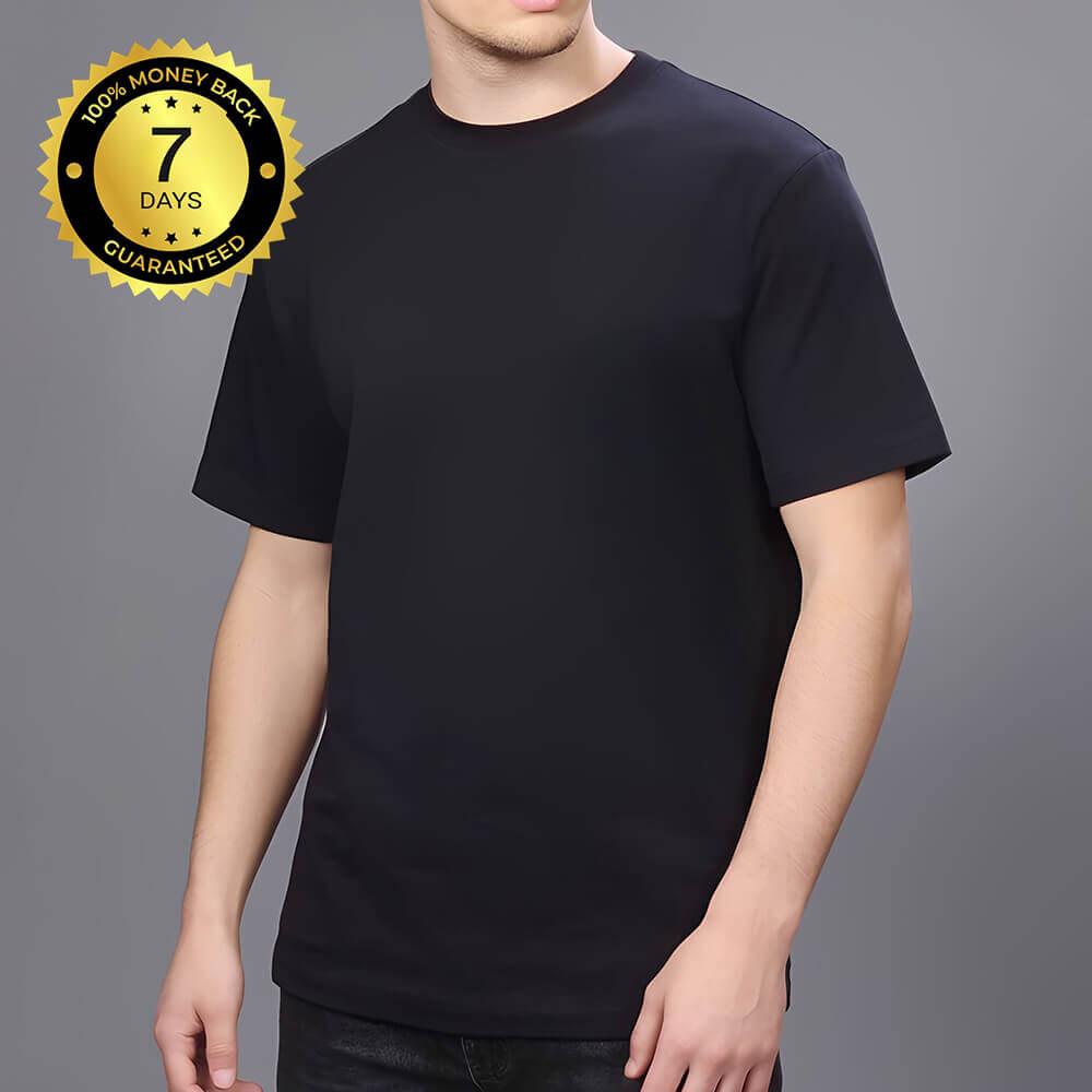 Knife Resistant Anti Slash Short Sleeved T-shirts in Black